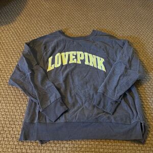 Love Pink Gray Sweatshirt